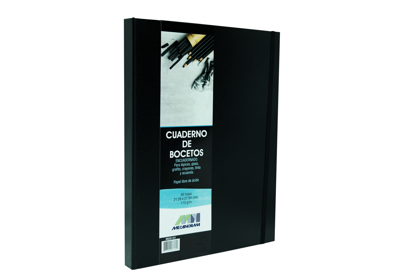 Cuaderno Mecanorma P/boceto C/80hjs 115gr 21.59cm*27.94cm