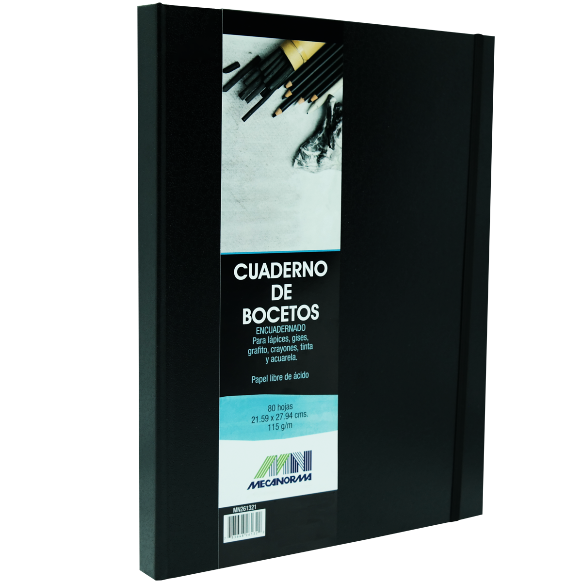 Cuaderno Mecanorma P/boceto C/80hjs 115gr 21.59cm*27.94cm