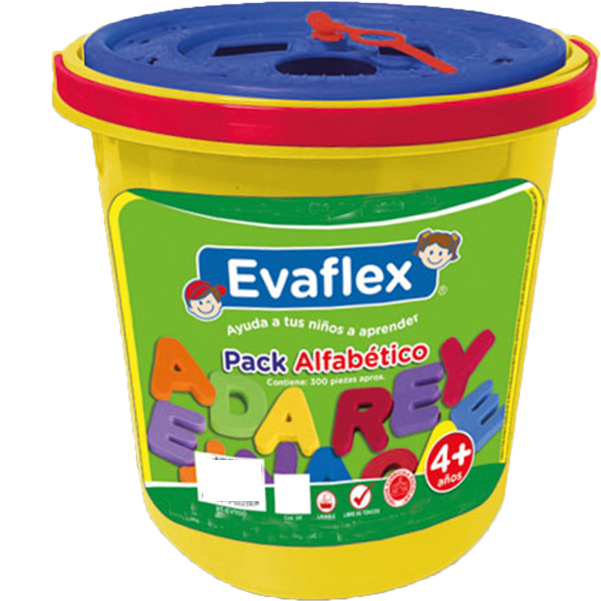 Juego Didactico Evaflex Foamy Pack Alfabetico C/60 Piezas