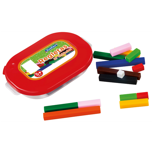 Juego Didactico Evaflex Plastico Regletas De Cuisenaire C/27