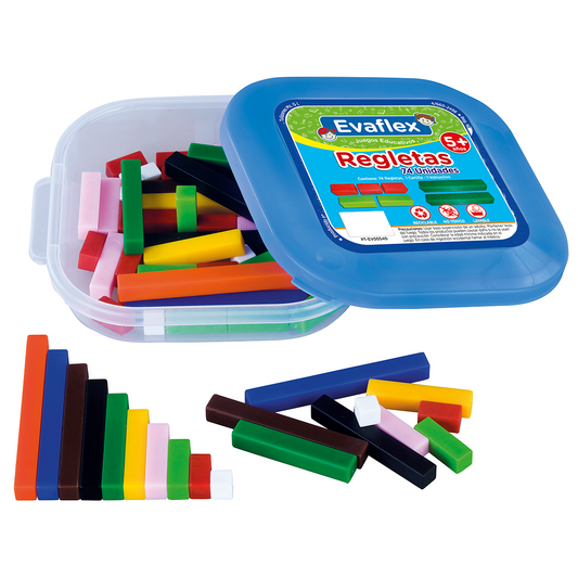 Juego Didactico Evaflex Plastico Regletas De Cuisenaire C/74