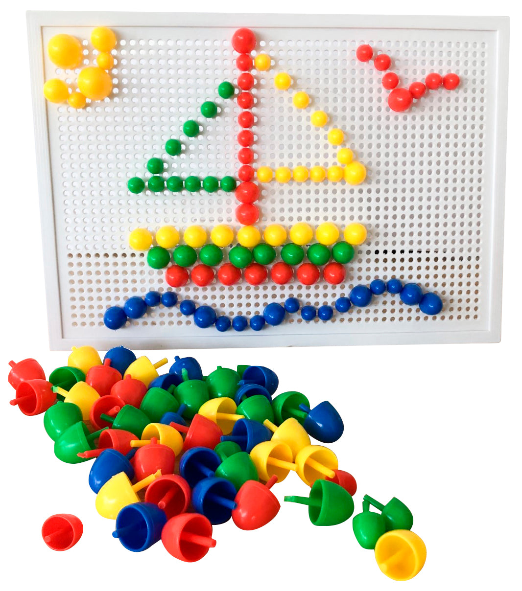 Juego Didactico Evaflex Mosaico C/220 6/cartillas/12 Ejercicio