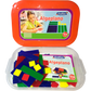 Juego Didactico Evaflex Algeoplano C/96 Piezas + Instructivo