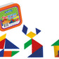 Juego Didactico Evaflex Tangram De Plastico C/35 Plastico