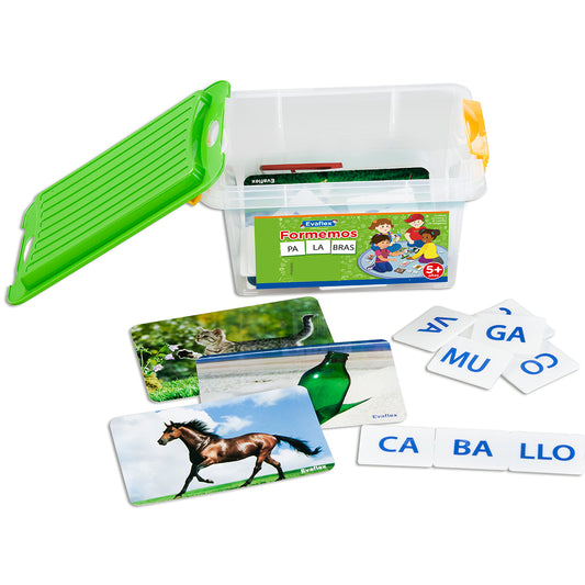 Juego Didactico Evaflex Palabras C/40 Fichas/15 Cartillas