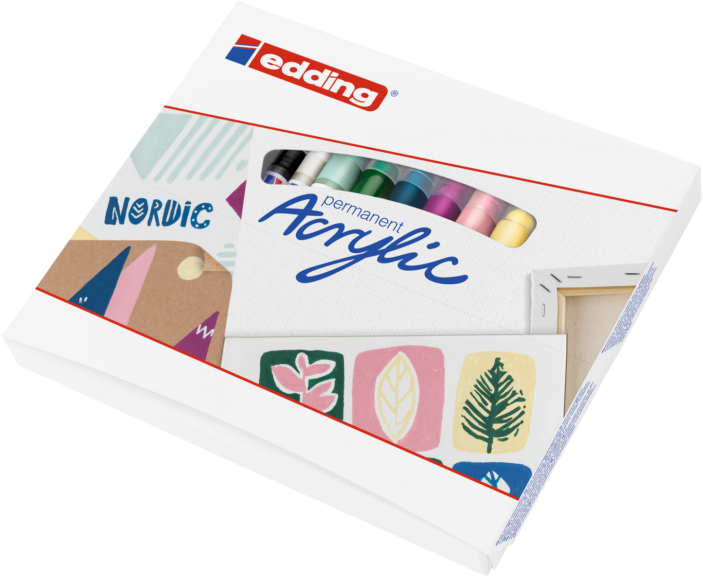 Edding Acrylic Markers Start Easy Set Box With 8 Pieces