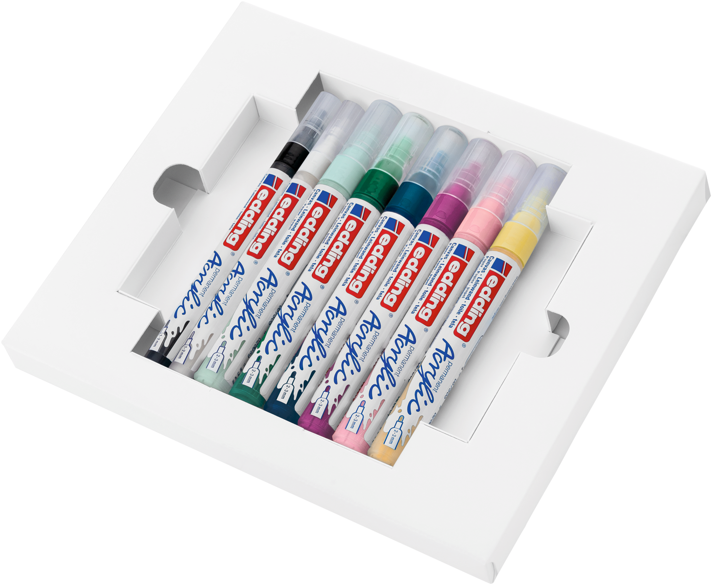 Edding Acrylic Markers Start Easy Set Box With 8 Pieces