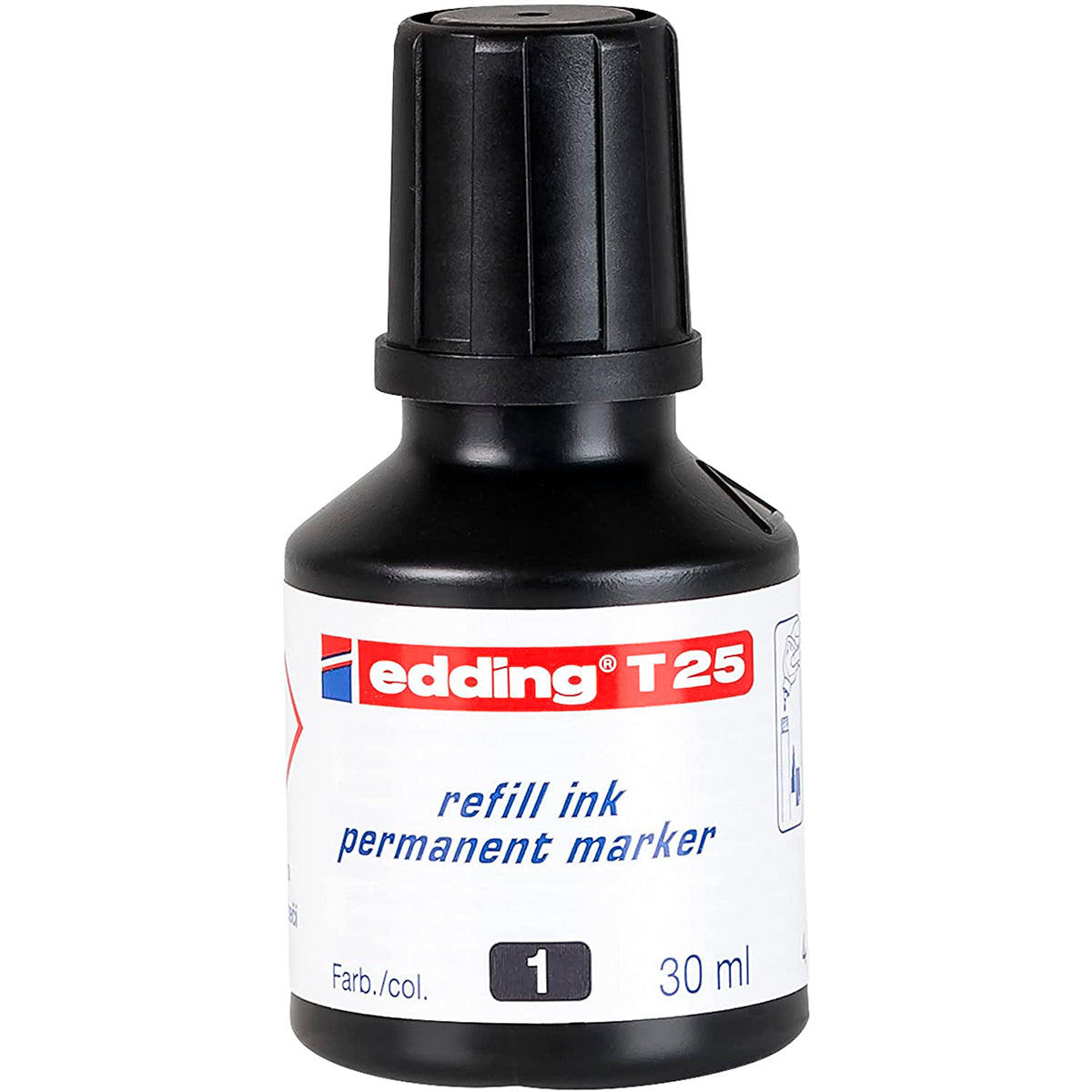 Tinta Edding Permanente et25 Frasco c/gotero 30ml