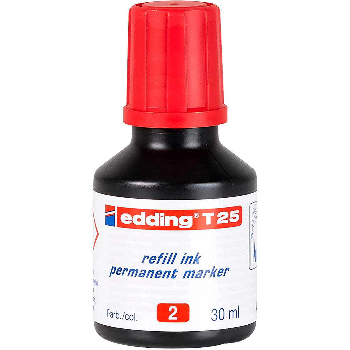 Tinta Edding Permanente et25 Frasco c/gotero 30ml