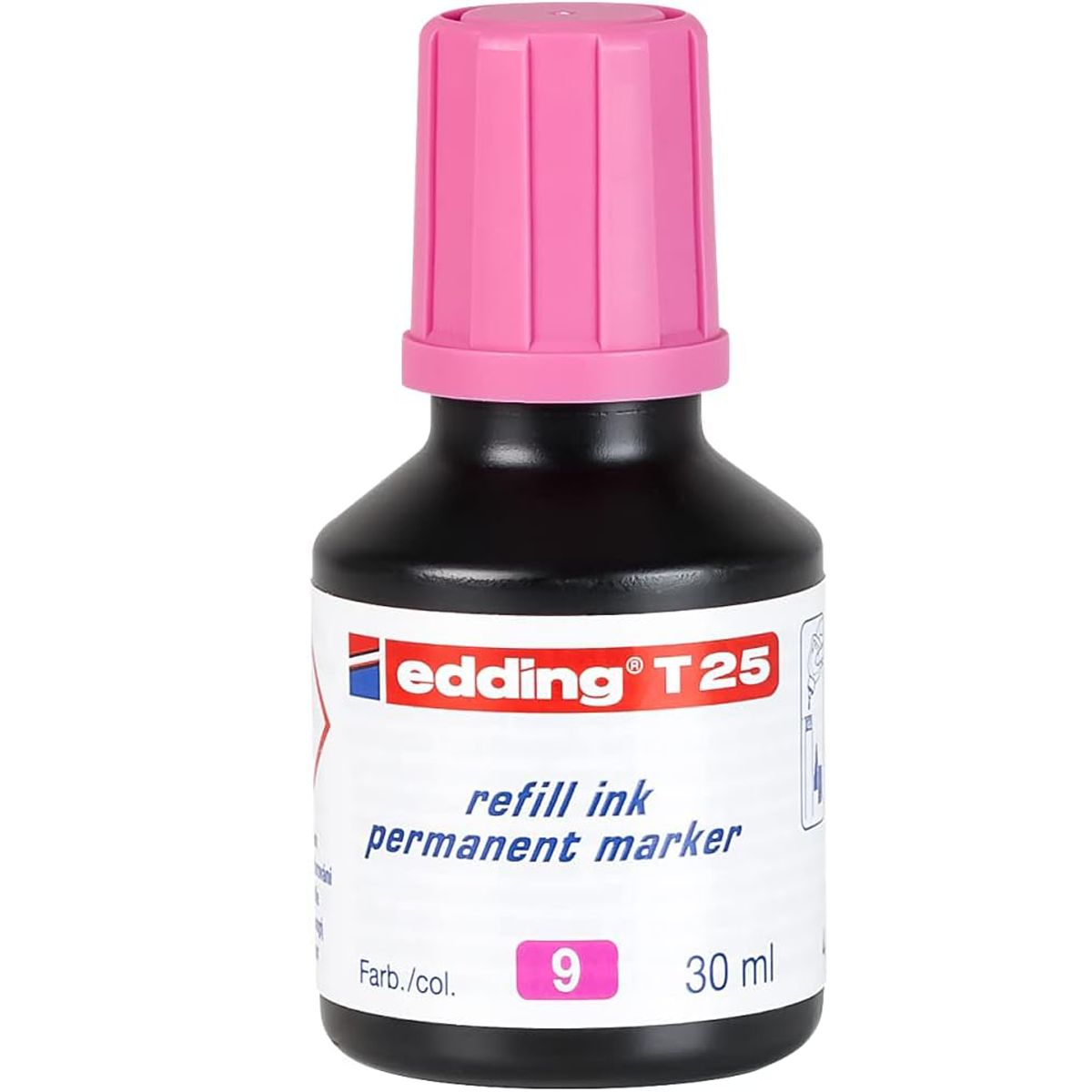 Tinta Edding Permanente et25 Frasco c/gotero 30ml