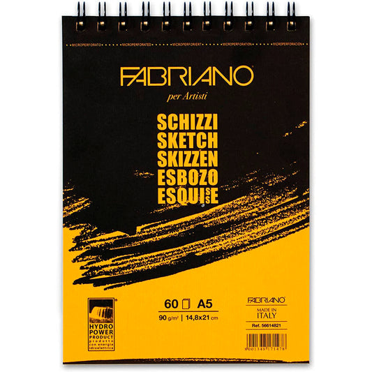 Sketchbook Fabriano Block Drawing Notebook 14.8*21cm