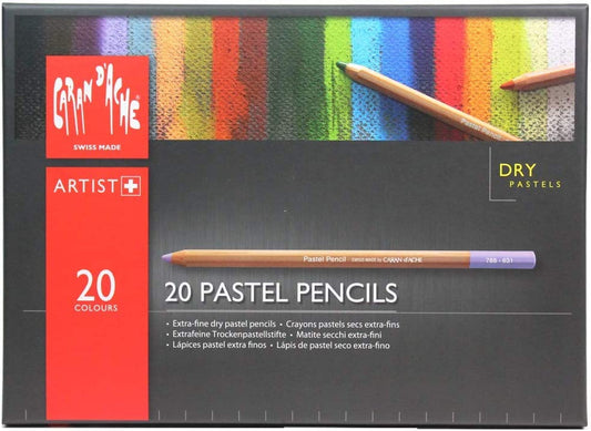 Lapiz De Color Caran D'ache Pastel Profesional Estuche C/20