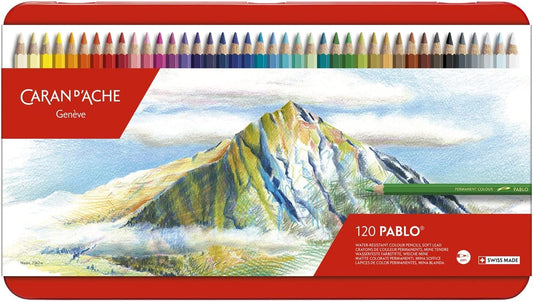 Caran D'ache Pablo Pencil Metal Case Box C/120 Pieces.