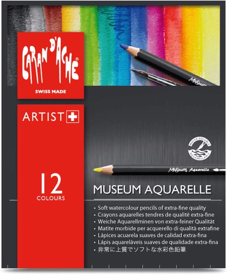 Lapiz Acuarelable Caran D'ache Museum Estuche C/12