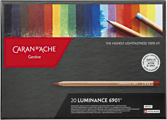 Lapices De Color Caran D'ache Luminance Estuche C/20 Colores