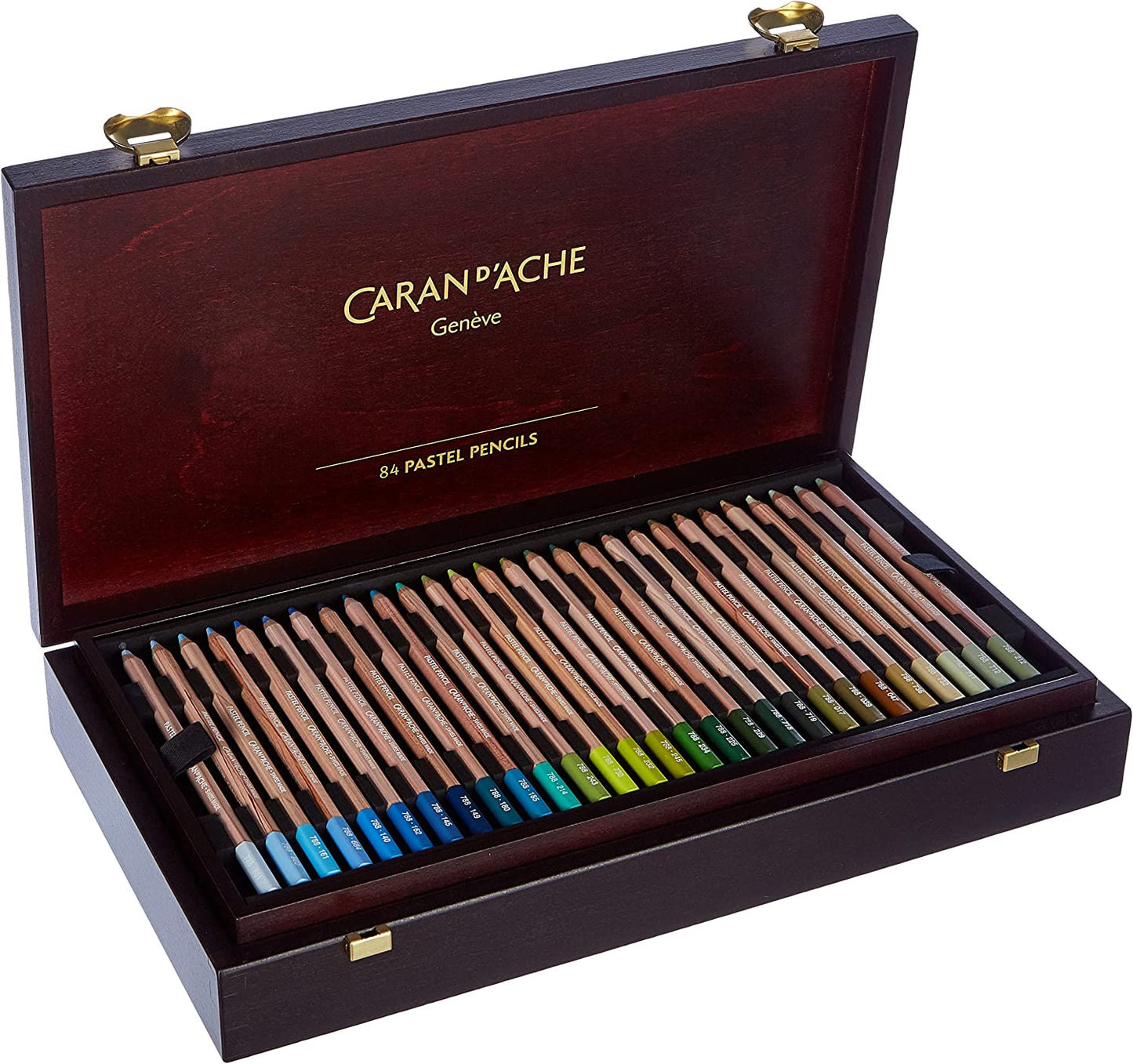 Caran D'ache Luminance Color Pencils Wooden Box C/84 Pieces