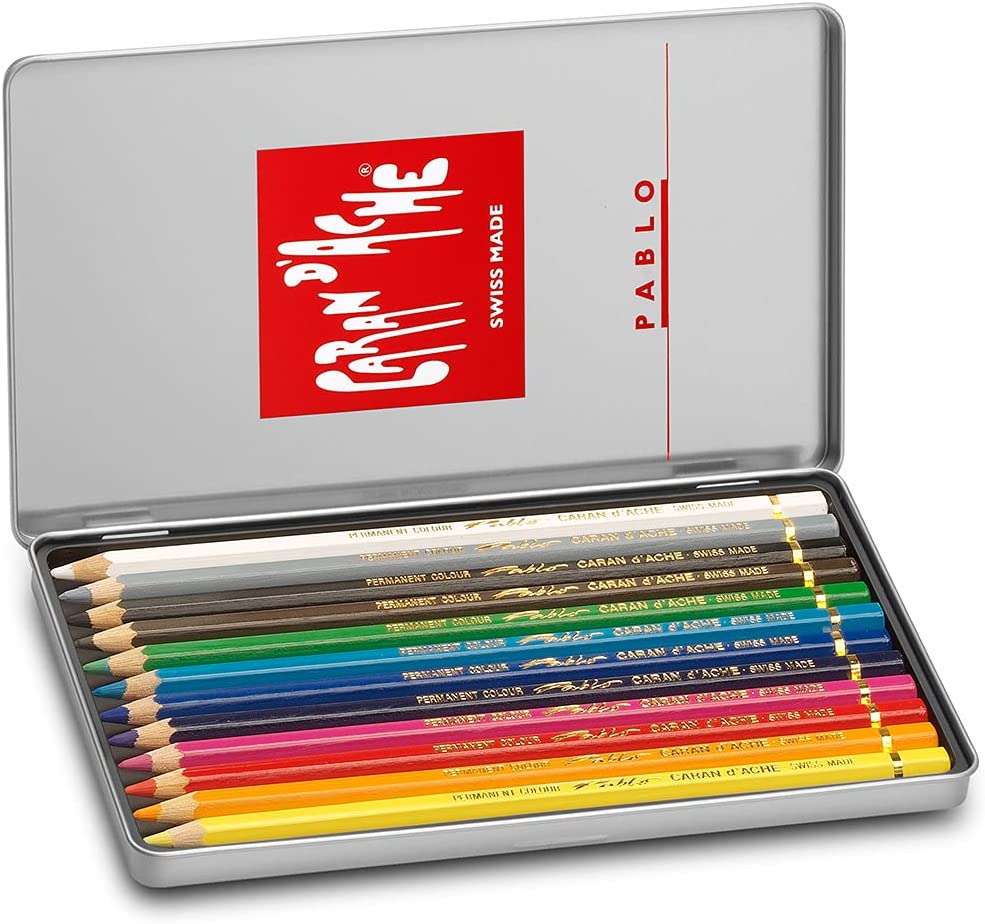 Caja 12 lápices Caran d´ache Pablo