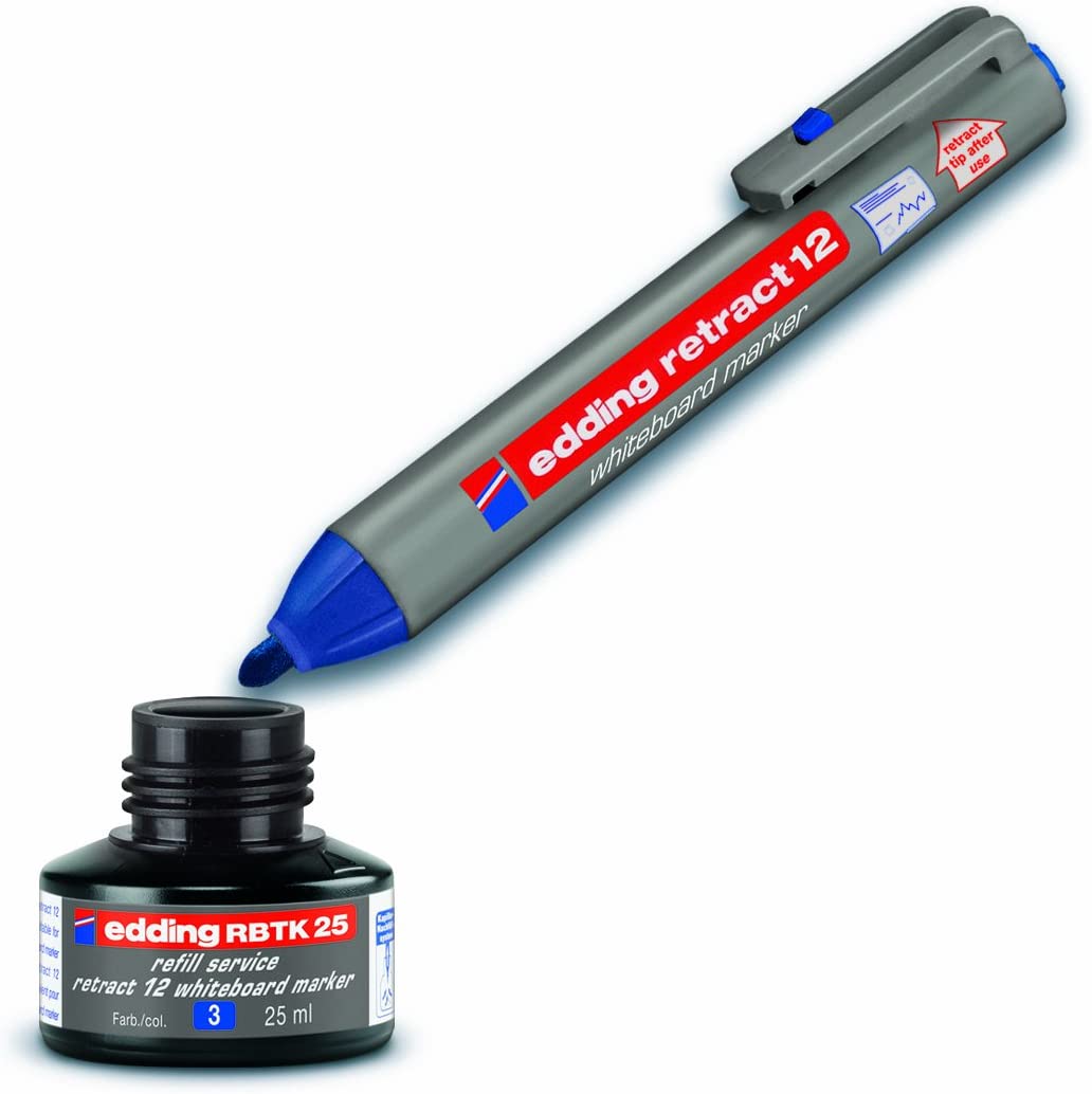 Tinta Edding Btk25 P/pizarron Frasco 25ml Por Capilaridad