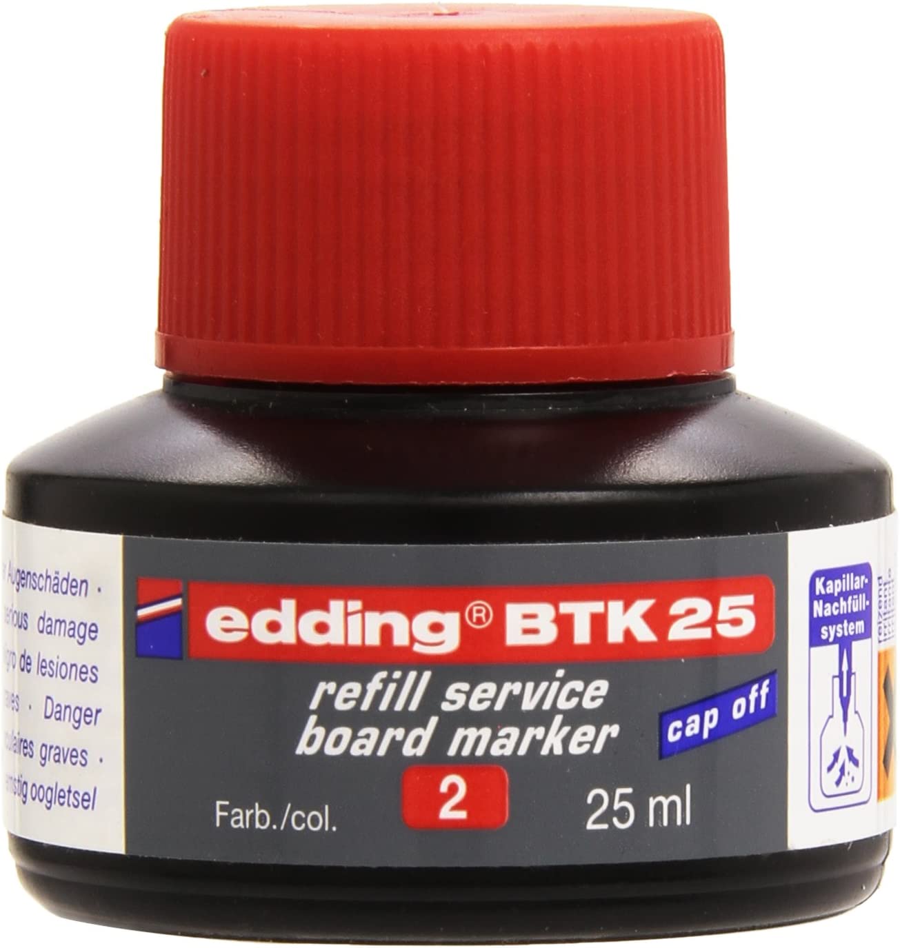 Tinta Edding Btk25 P/pizarron Frasco 25ml Por Capilaridad