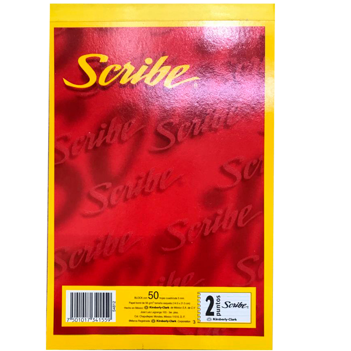 Block Scribe Esquela Cuadro Grande Bond 50 Hojas 21.5*14ms