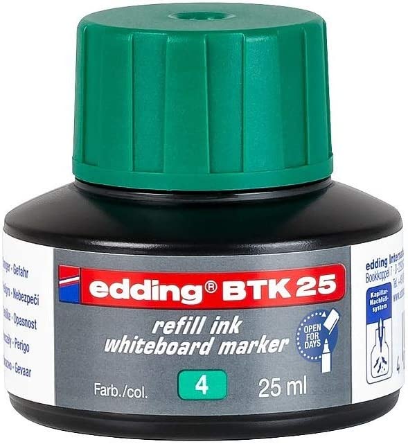 Tinta Edding Btk25 P/pizarron Frasco 25ml Por Capilaridad